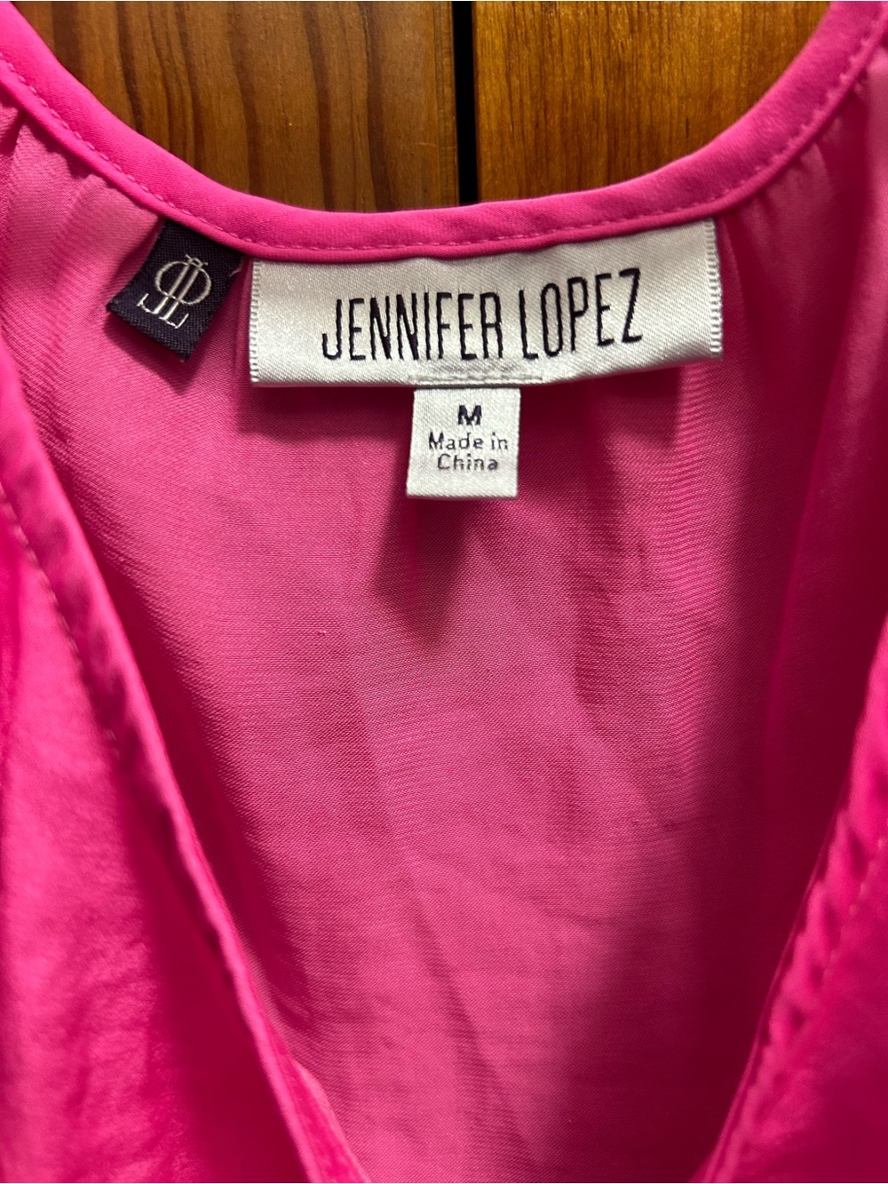 Jennifer Lopez Hot Pink Ruffle Cold-Shoulder Tunic - Picture 3 of 8